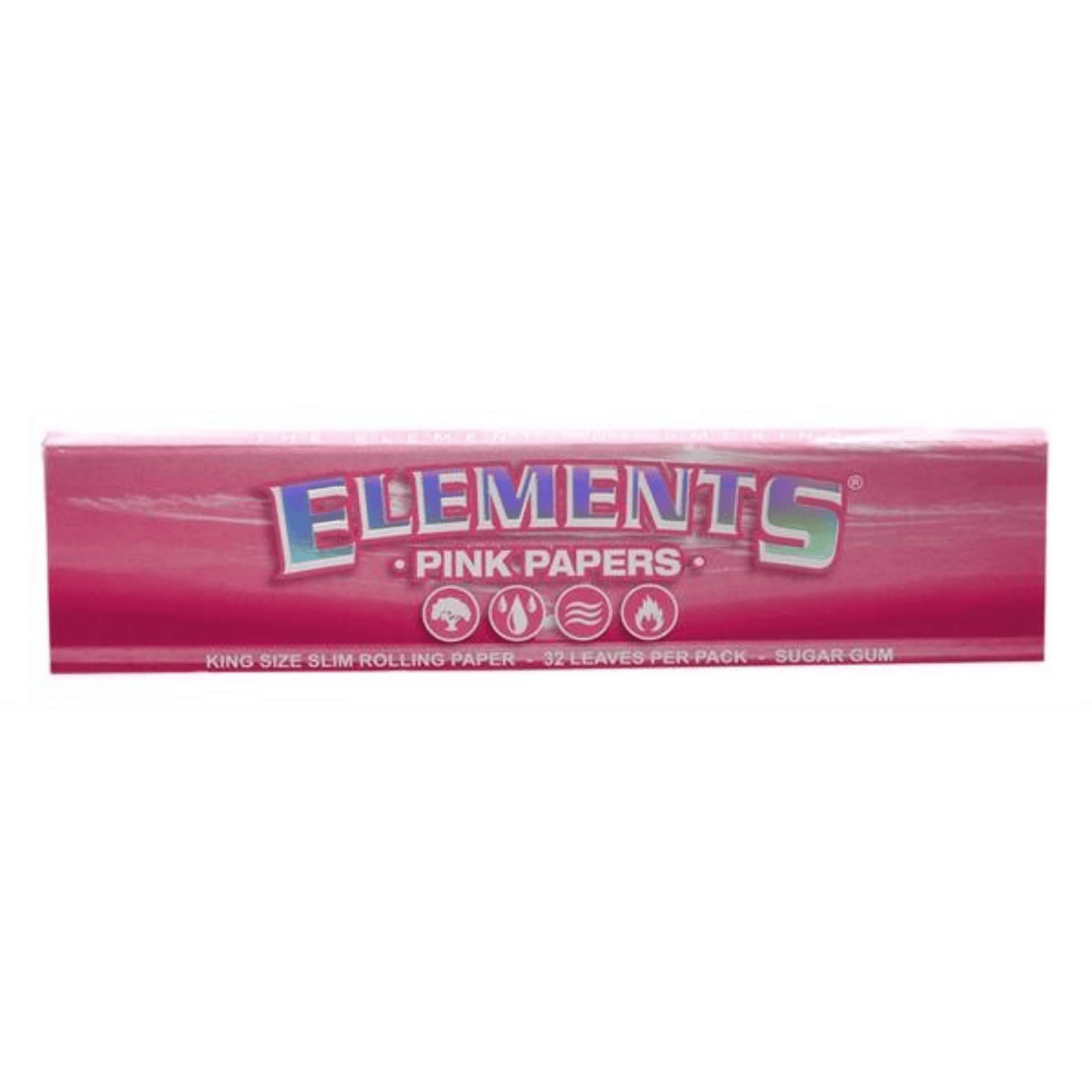 ELEMENTS - Papers - Pink - King Size Slim kaufen bei rauchwerk.ch
