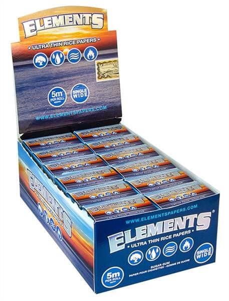 ELEMENTS - Rolls - Blue - King Size Single Wide - 5m kaufen bei rauchwerk.ch