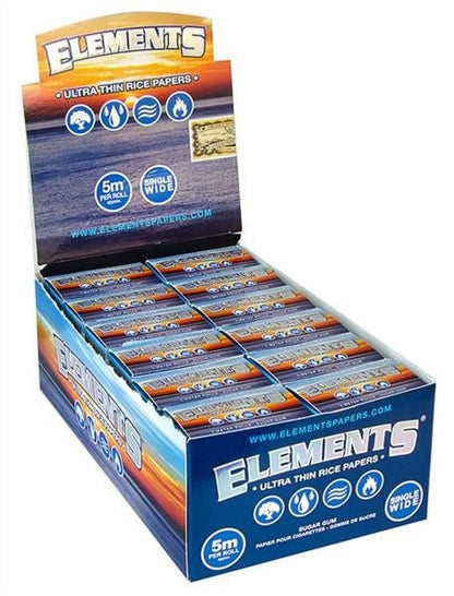 ELEMENTS - Rolls - Blue - King Size Single Wide - 5m kaufen bei rauchwerk.ch