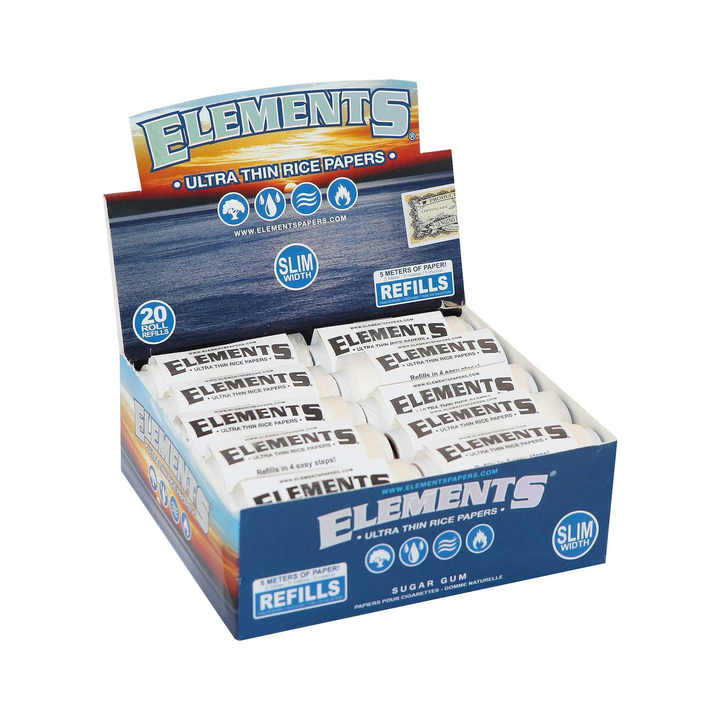 Elements Slim Rolls Refill Blättchen, 20 Stück