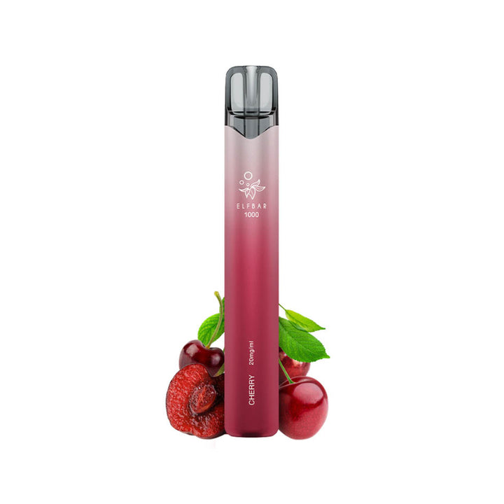 Elf Bar 1000 Einweg-E-Zigarette Cherry, 20 mg/ml, bis 1000 Züge