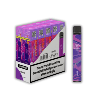 Elf Bar - 600 - 20mg/ml - Streetparade Edition - Grape kaufen bei rauchwerk.ch