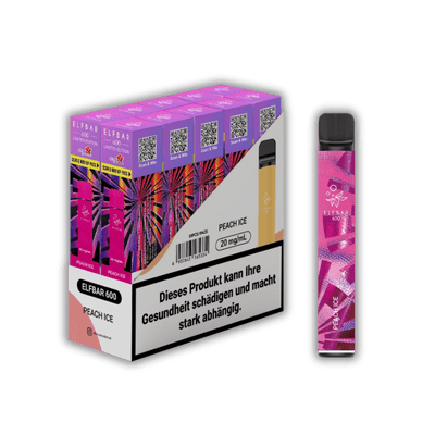 Elf Bar - 600 - 20mg/ml - Streetparade Edition - Peach Ice kaufen bei rauchwerk.ch
