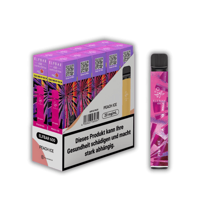 Elf Bar - 600 - 20mg/ml - Streetparade Edition - Peach Ice kaufen bei rauchwerk.ch
