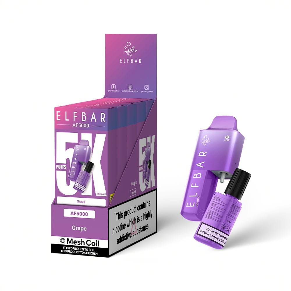 Elf Bar - AF5000 - Grape - 20mg/ml kaufen bei rauchwerk.ch