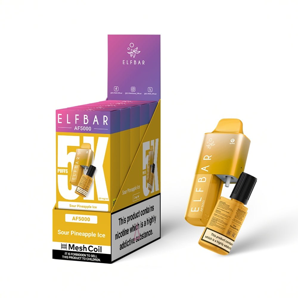 Elf Bar - AF5000 - Sour Pineapple Ice - 20mg/ml kaufen bei rauchwerk.ch