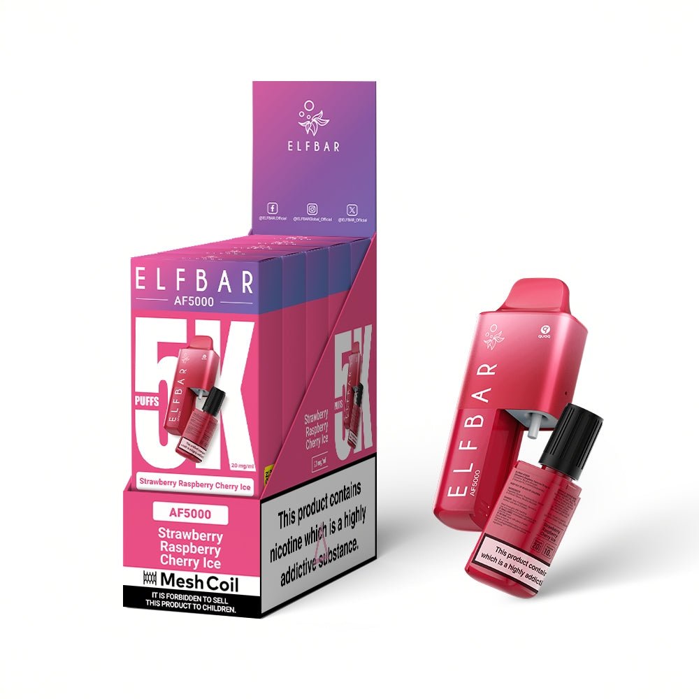 Elf Bar - AF5000 - Strawberry Raspberry Cherry Ice - 20mg/ml kaufen bei rauchwerk.ch