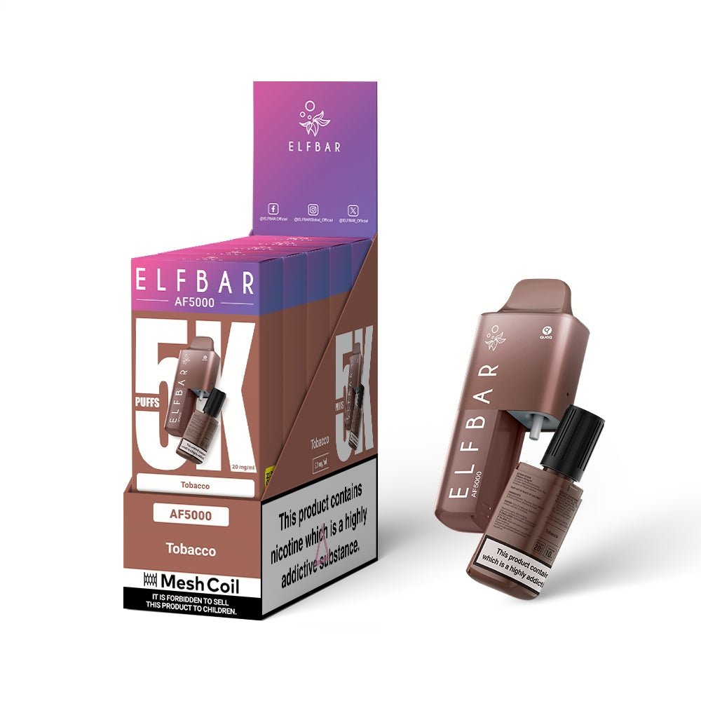 Elf Bar - AF5000 - Tobacco - 20mg/ml kaufen bei rauchwerk.ch