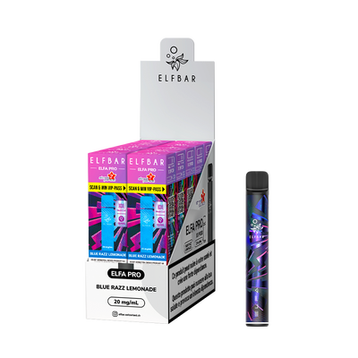 Elf Bar ELFA Pro Kit Black mit Blue Razz Lemonade Pod, 2 ml