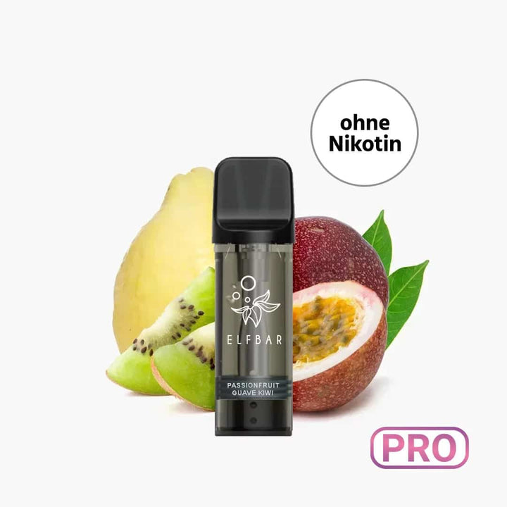 Elf Bar ELFA Pro Pods Kiwi Passionfruit Guava, ohne Nikotin – E-Liquid-Pods, 2 x 2 ml