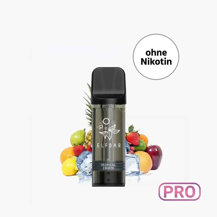 Elf Bar ELFA Pro Pods Tropical Fruit ohne Nikotin – E-Liquid-Pods, 2 x 2 ml