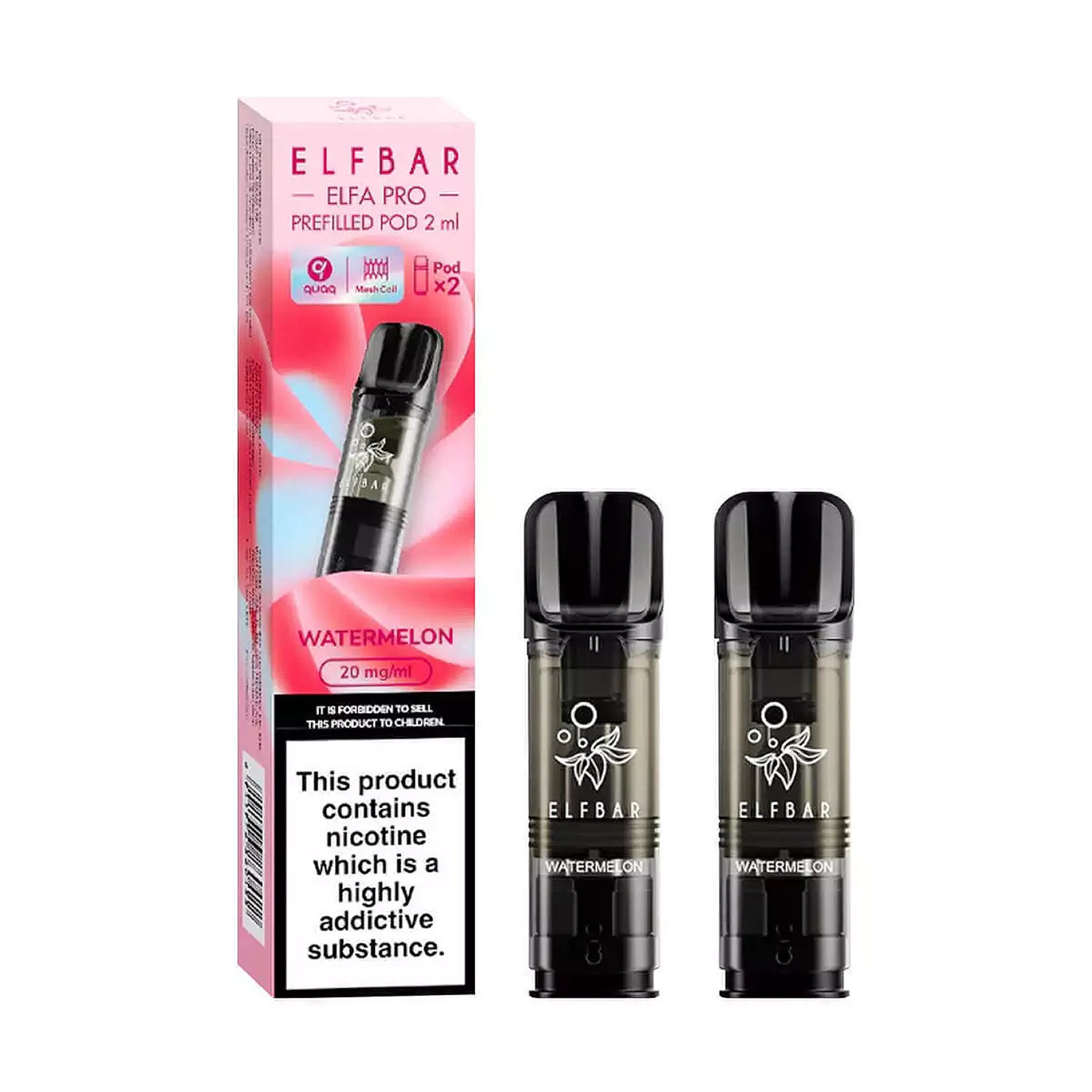 Elf Bar ELFA Pro Pods Watermelon 2×2ml 20mg im 2er-Pack