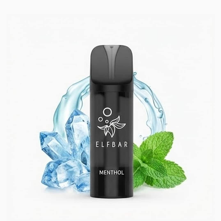 Elf Bar ELFA Pro V2 Pods Menthol – vorgefüllte E-Liquid-Pods, 2 x 2 ml, 20 mg/ml