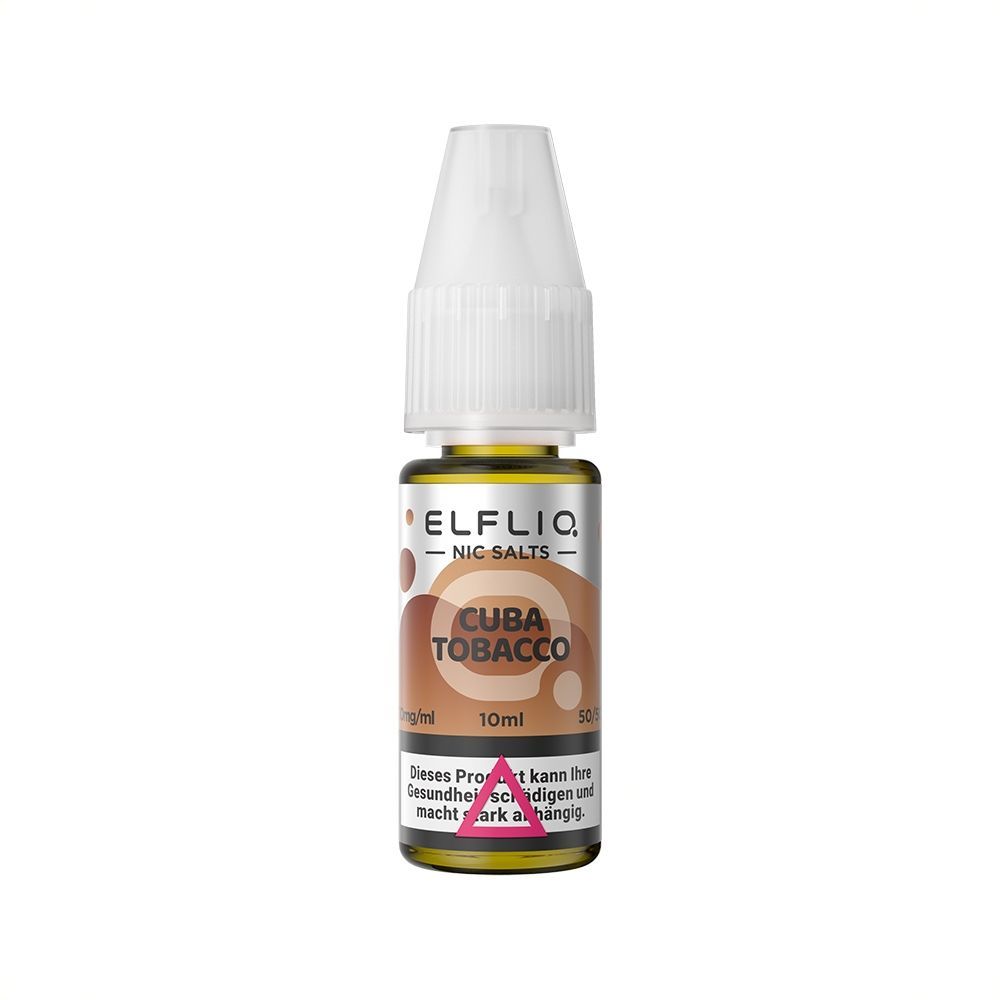Elf Bar - ElfLiq - 10ml - 10mg/ml Cuba Tobacco kaufen bei rauchwerk.ch