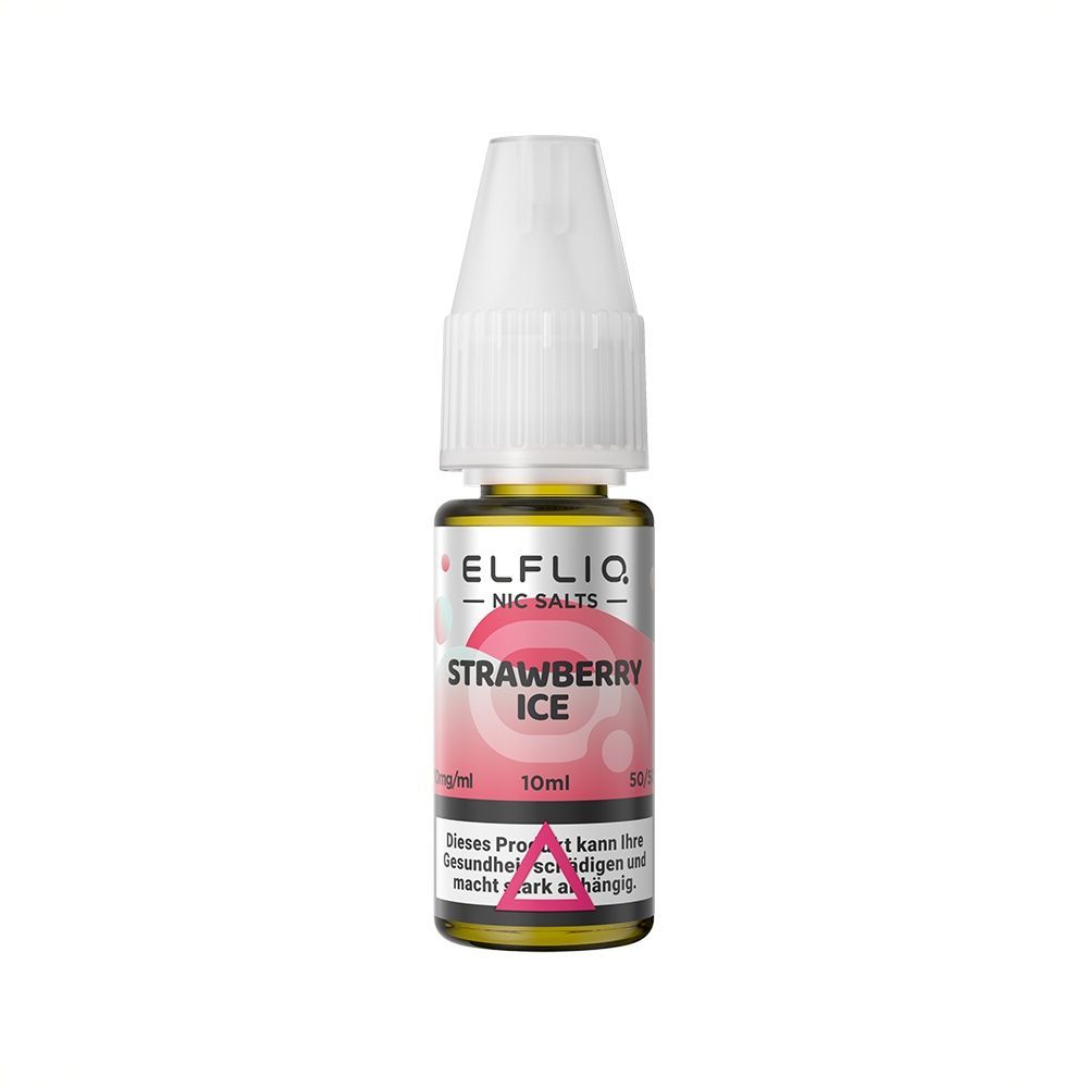Elf Bar ELFLIQ Strawberry Ice 10ml 10mg Nikotinsalz Liquid Flasche