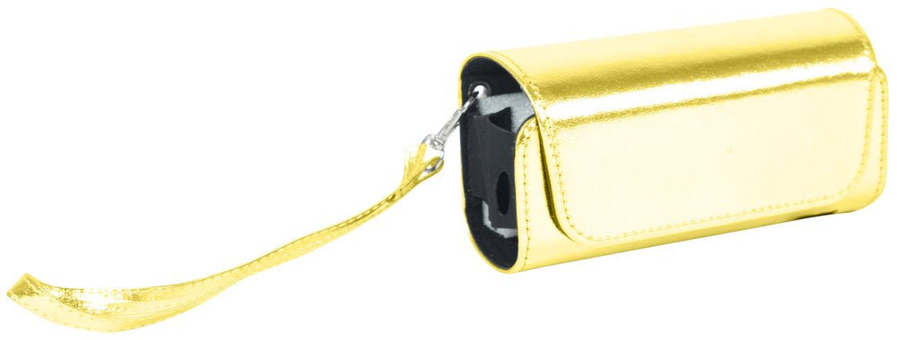 Hülle f. IQOS PVC Golden mit Aufhänger