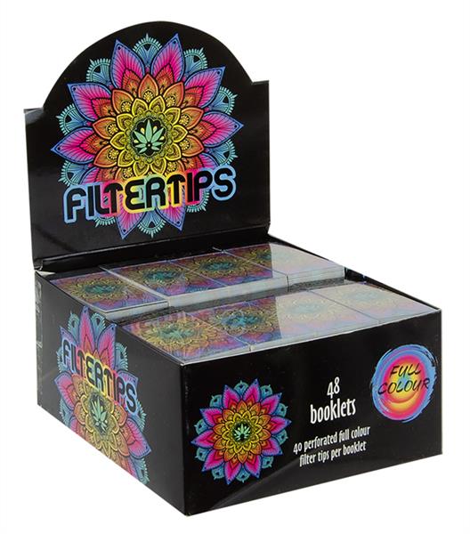 Mandala Filter Tips Display mit 48 Booklets à 40 Tips