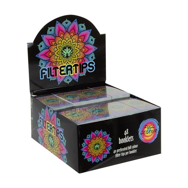 Mandala Filter Tips Display mit 48 Booklets à 40 Tips