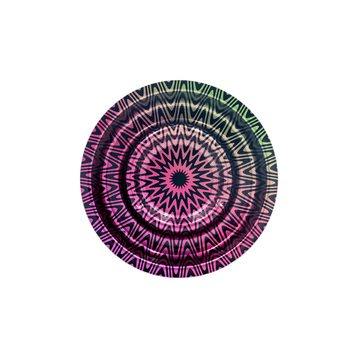 FIRE-FLOW Coffeeshop Metall-Aschenbecher Ø 136 mm Trippy #3