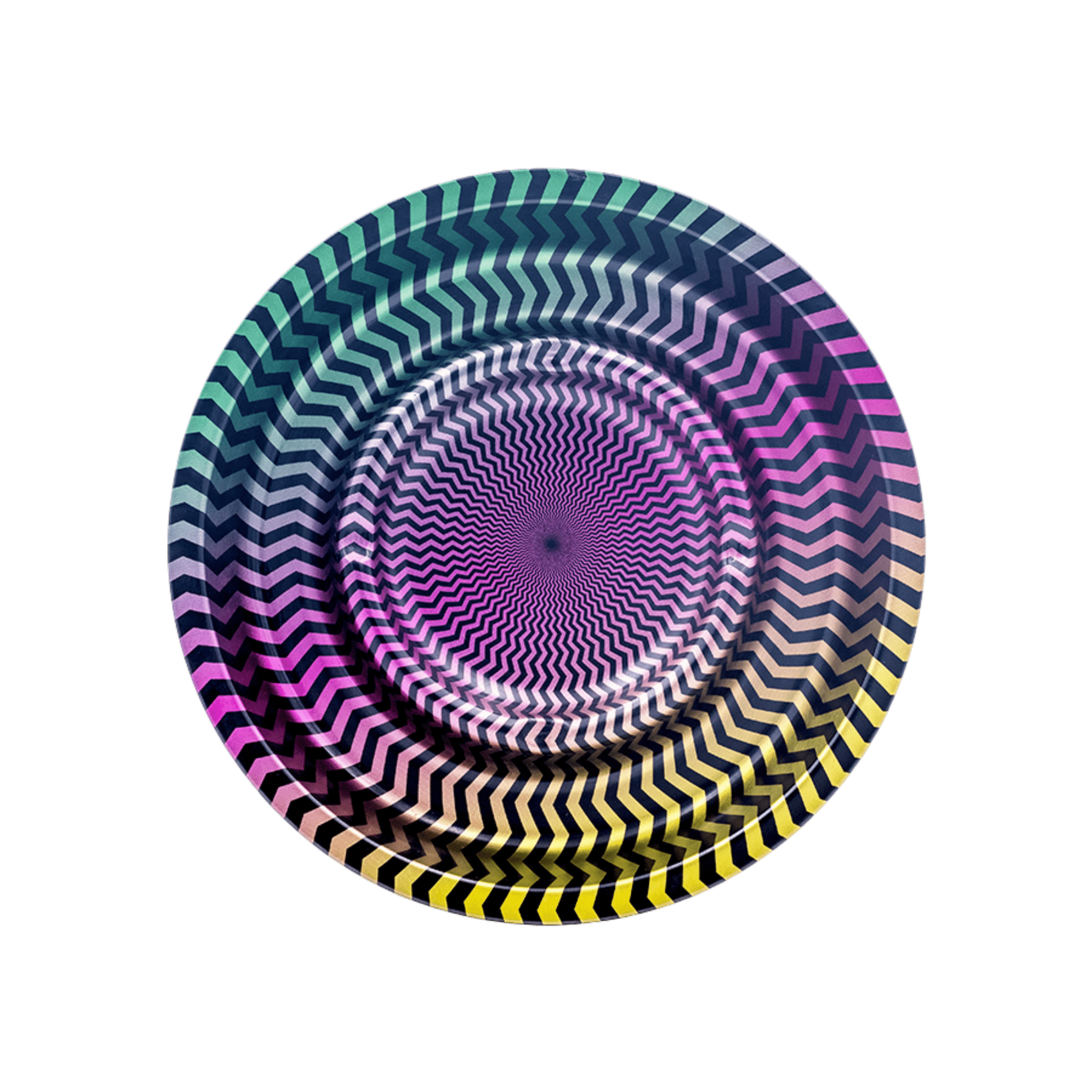 FIRE-FLOW Coffeeshop Metall-Aschenbecher Ø 160 mm Trippy 