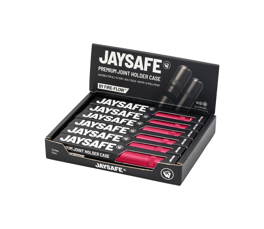 JAYSAFE Joint Tube Red Display mit 6 Stück im Set
