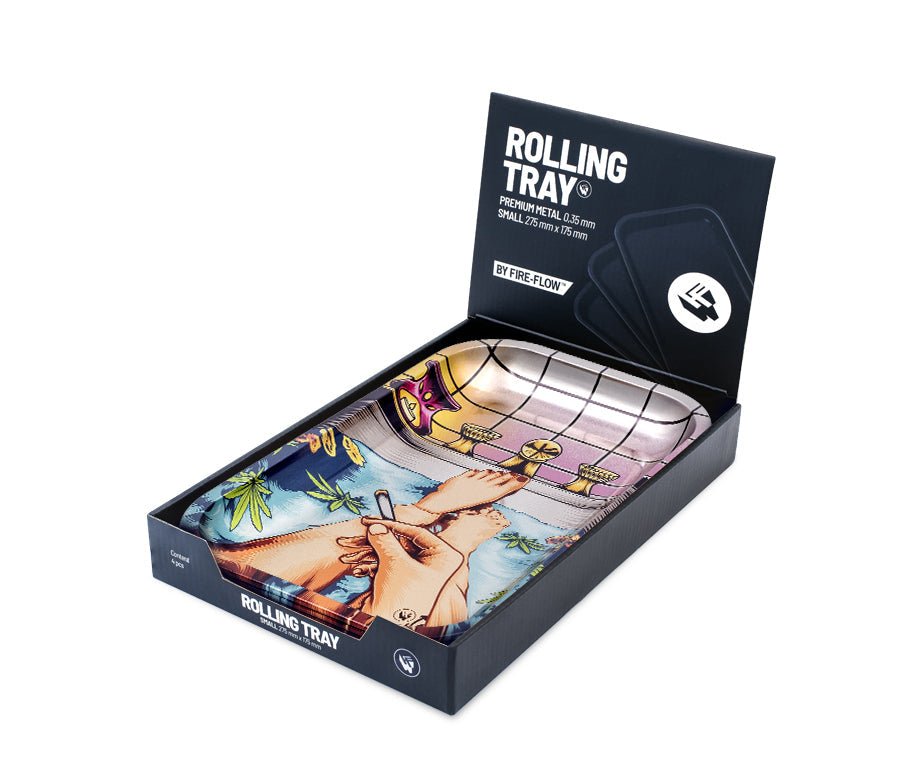 Fire-Flow Rolling Tray 420 Bath Display mit 6 Stück