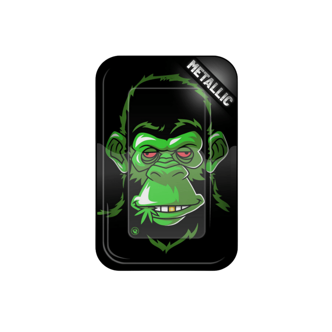 FIRE-FLOW Rolling Tray Affen 3/4 Motiv, 27,5×17,5 cm