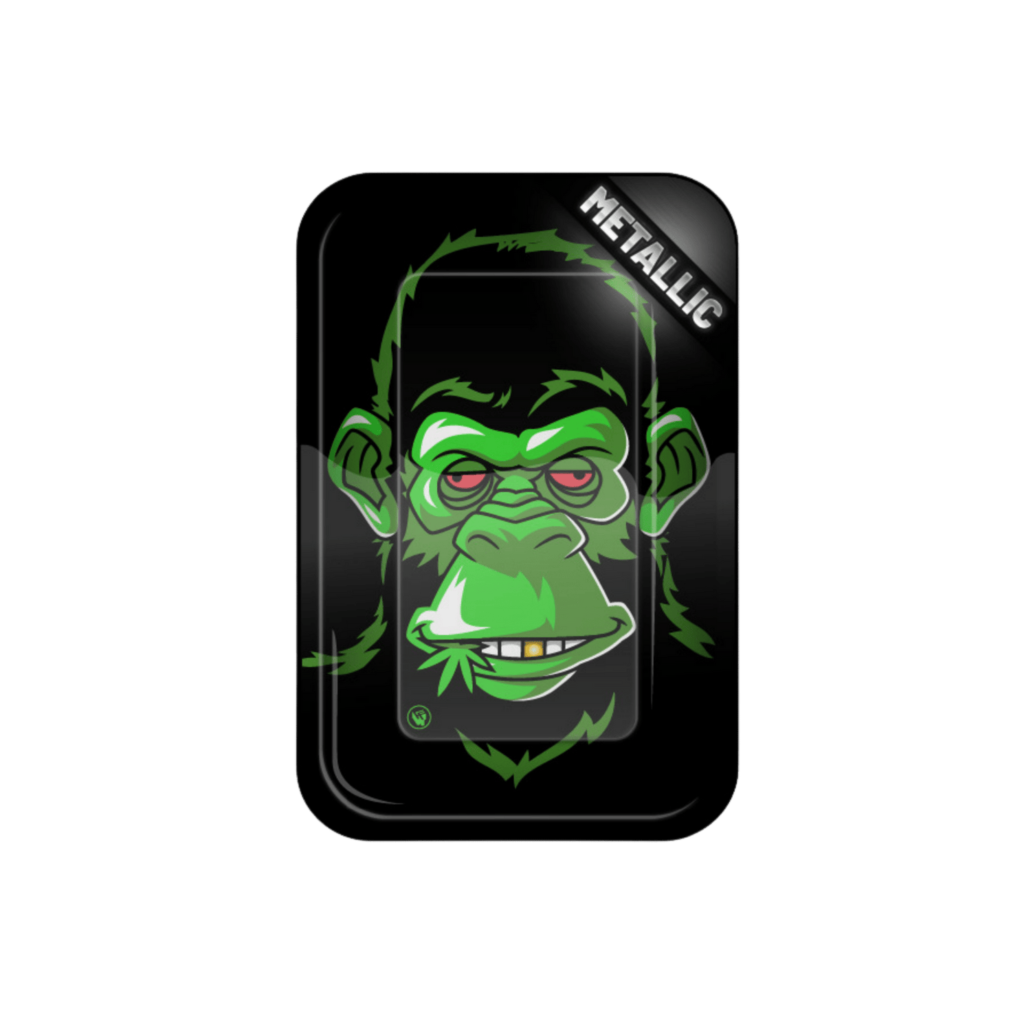 FIRE-FLOW Rolling Tray Affen 3/4 Motiv, 27,5×17,5 cm