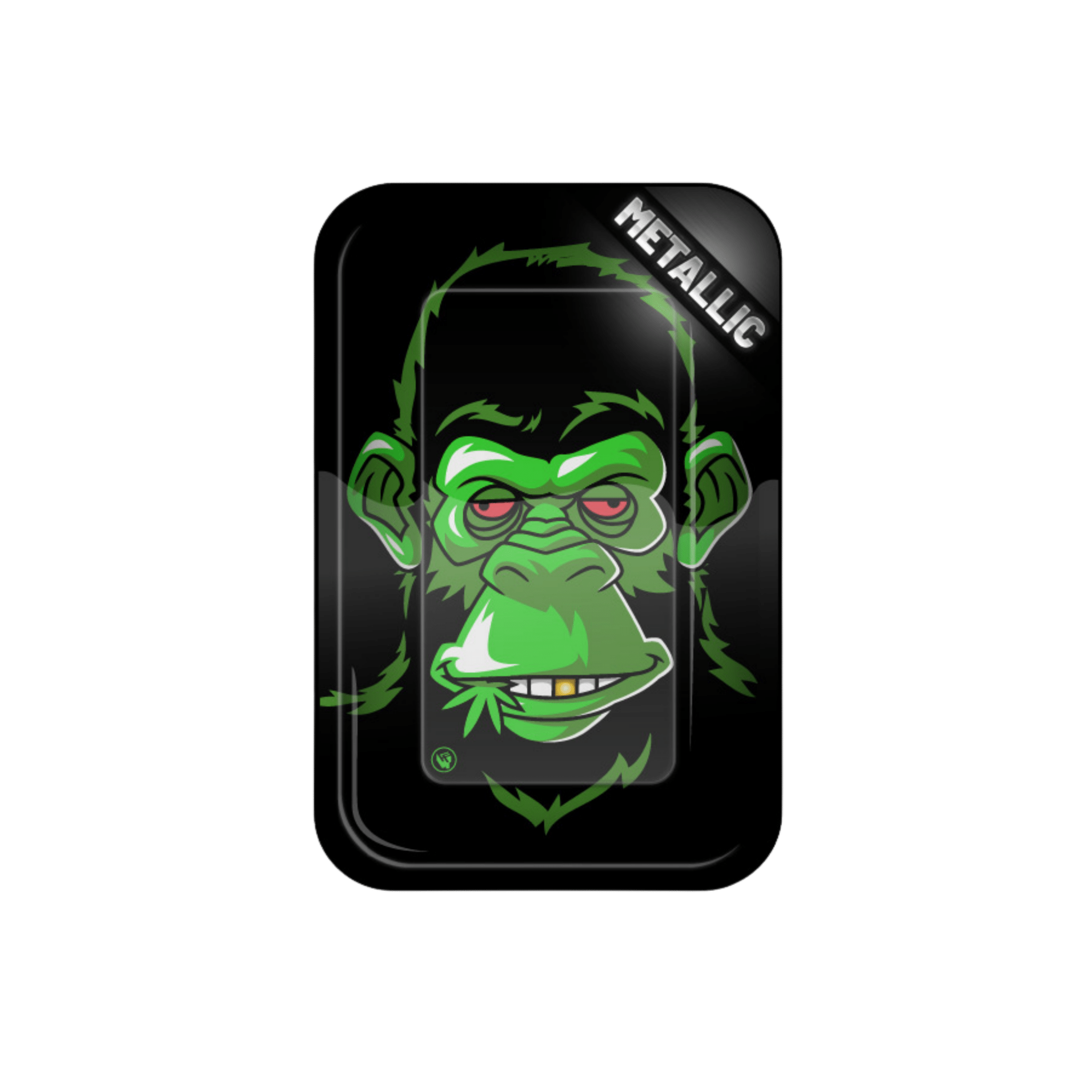 FIRE-FLOW Rolling Tray Affen 3/4 Motiv, 27,5×17,5 cm