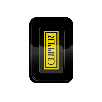 Clipper Logo Black Rolling Tray aus Metall, 27,5×17,5 cm