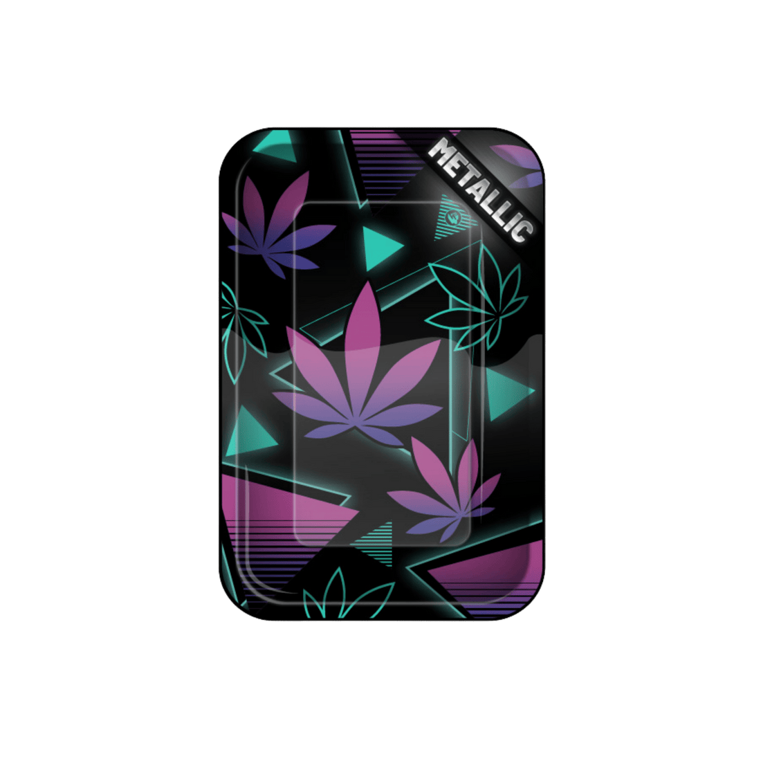 Fire-Flow Rolling Tray Leaves 37 2/4, 18×14 cm