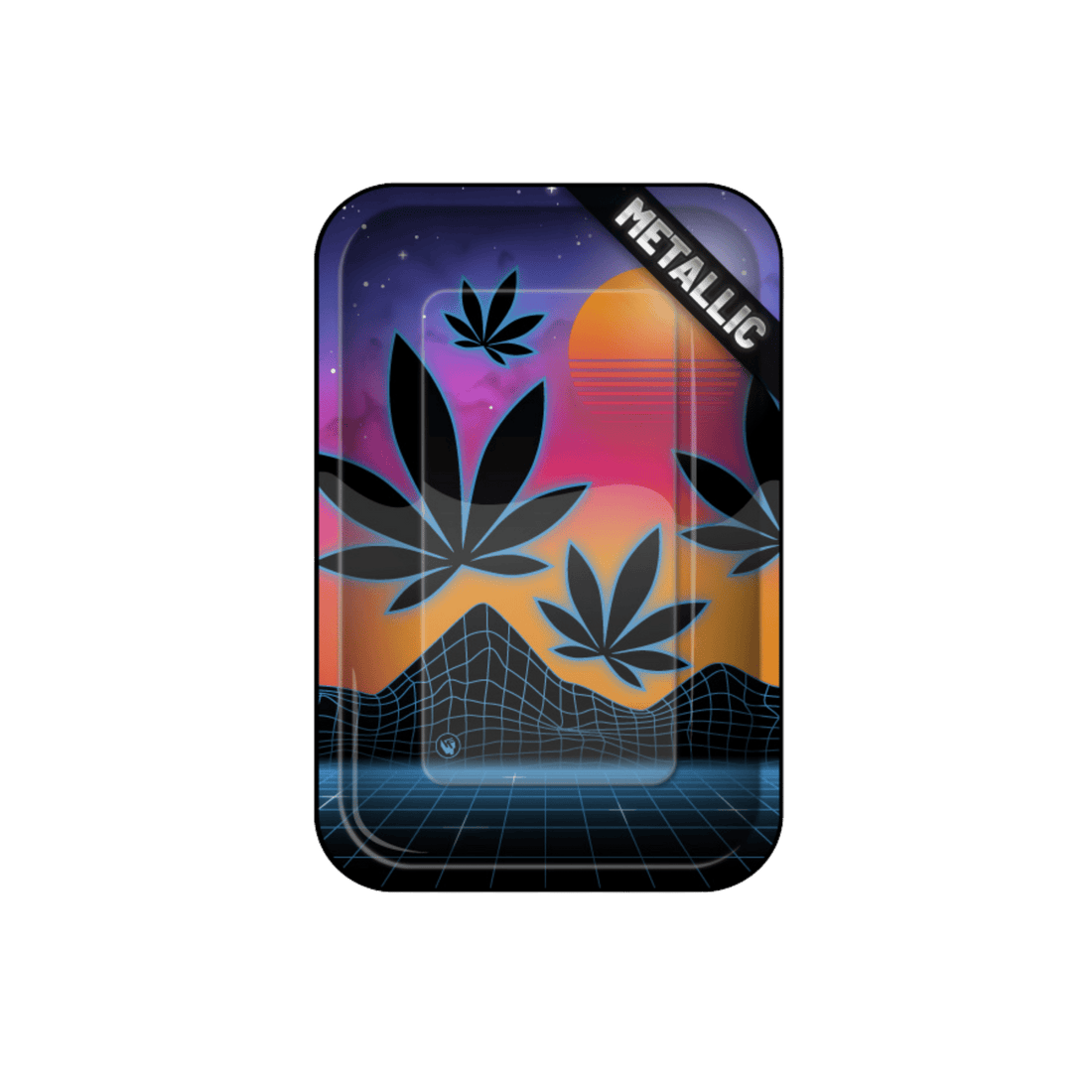 Fire-Flow Rolling Tray Leaves 37 3/4, 27,5×17,5 cm