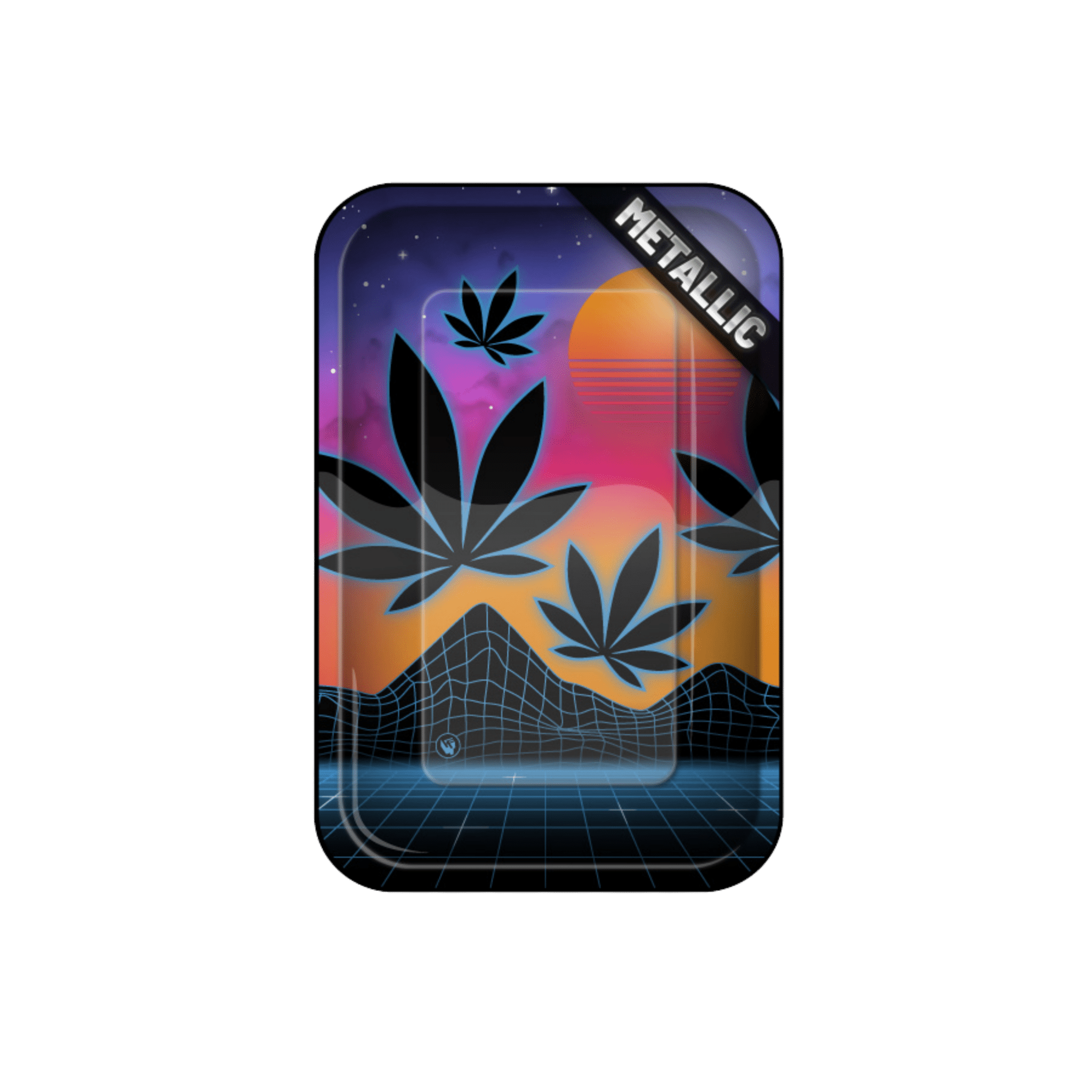 Fire-Flow Rolling Tray Leaves 37 3/4, 27,5×17,5 cm