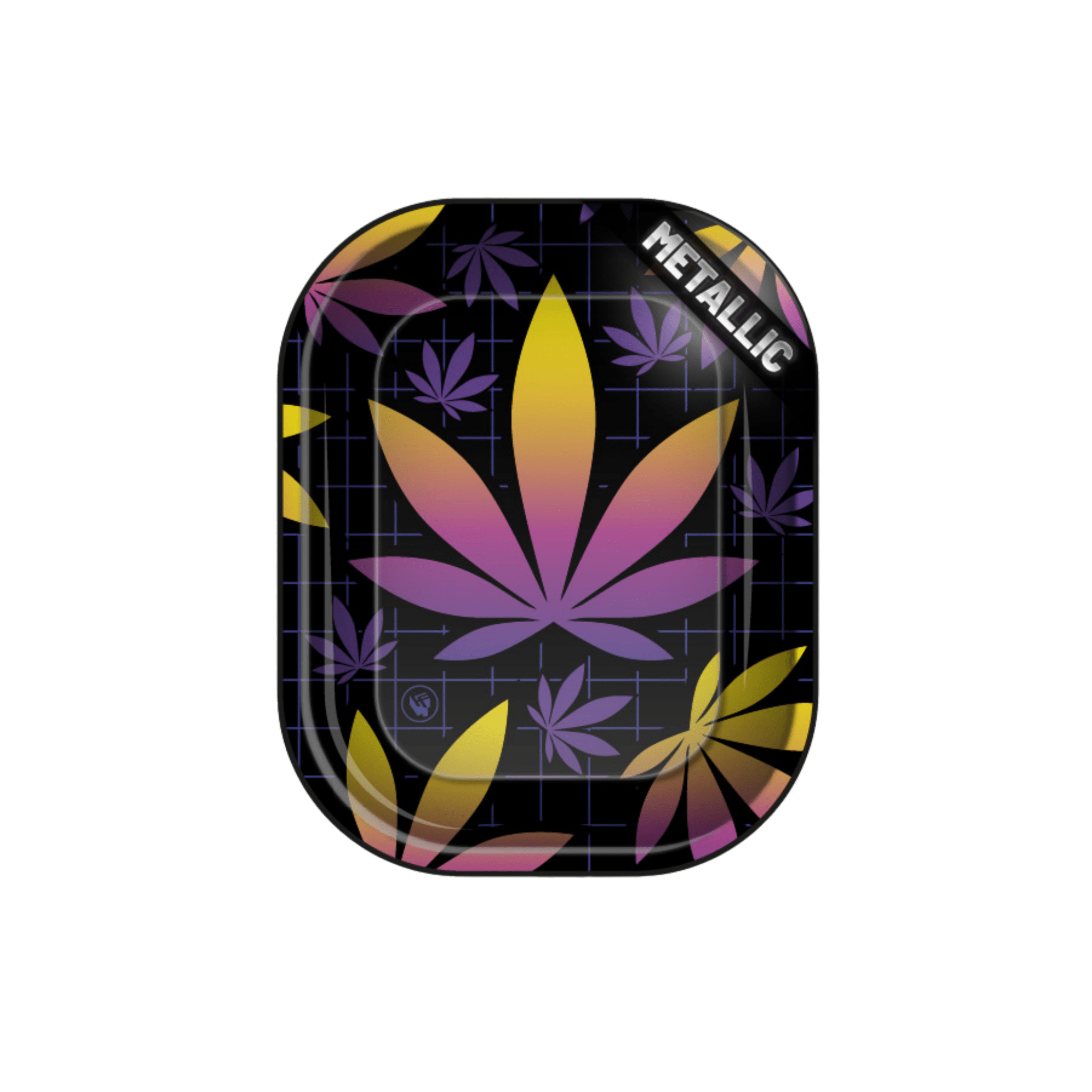 Fire-Flow Rolling Tray Leaves 37 4/4, 18 × 14 cm