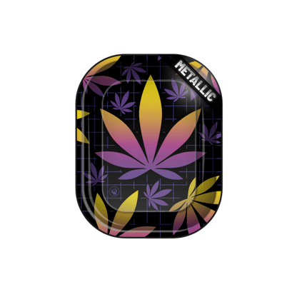 Fire-Flow Rolling Tray Leaves 37 4/4, 18 × 14 cm