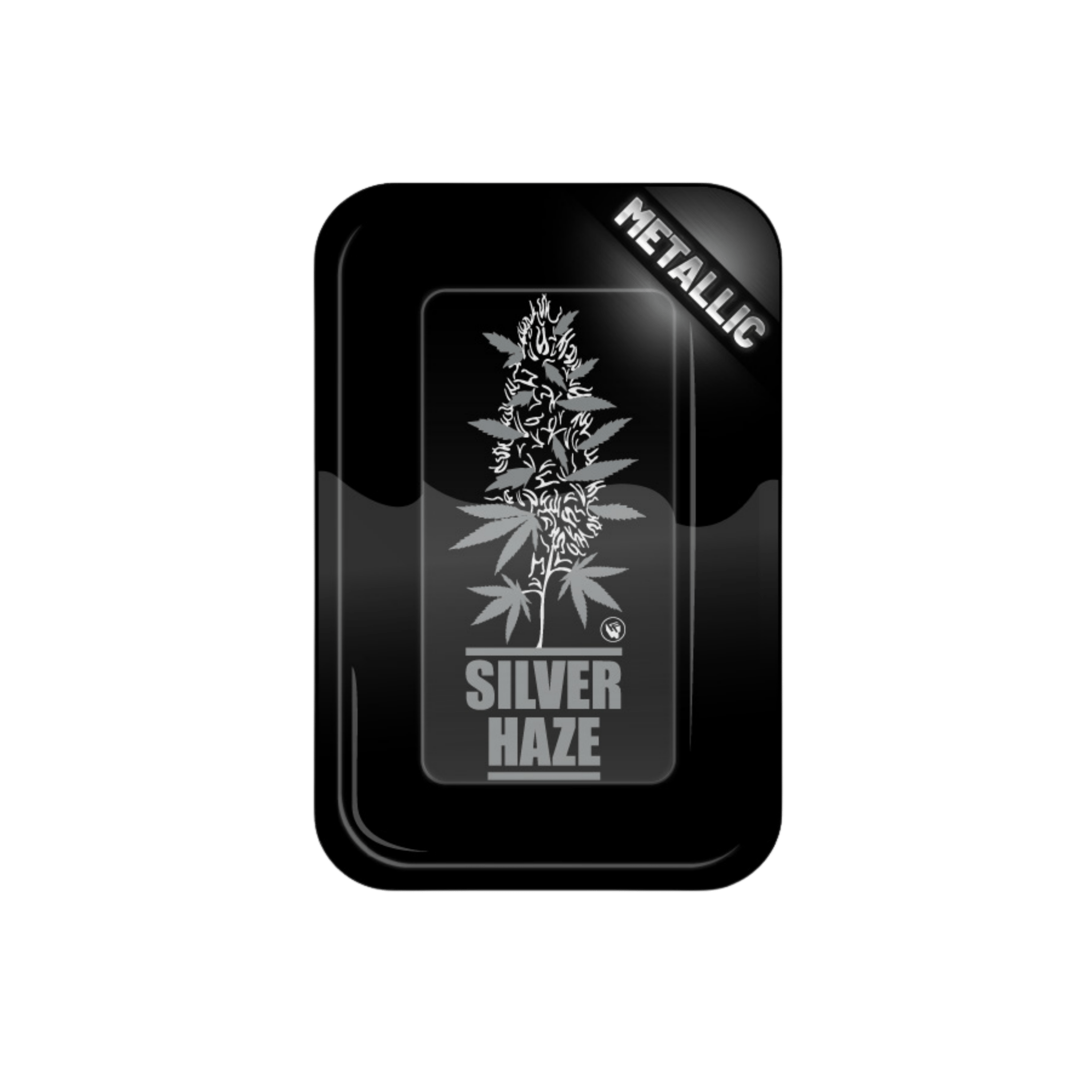 FIRE-FLOW Rolling Tray Plantz Silver Haze 27,5×17,5 cm