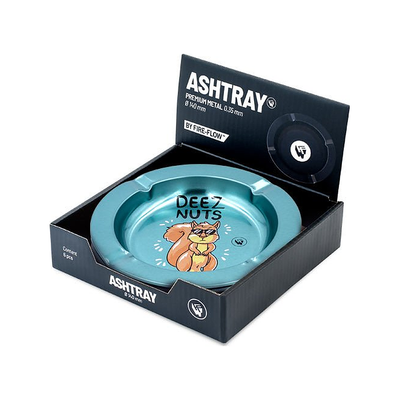 Display mit 6 Metall-Aschenbechern Ø 135 mm Deez Nutz