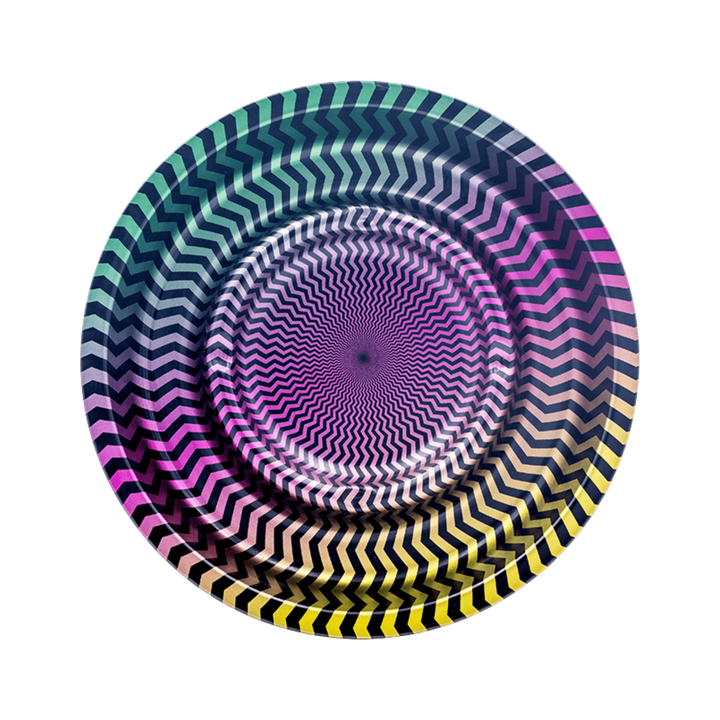 FIRE-FLOW Coffeeshop Metall-Aschenbecher Ø 160 mm Trippy #2