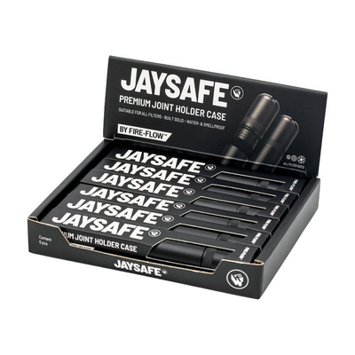JAYSAFE Joint Tube Display Black – ca. 6 Stück im Tray