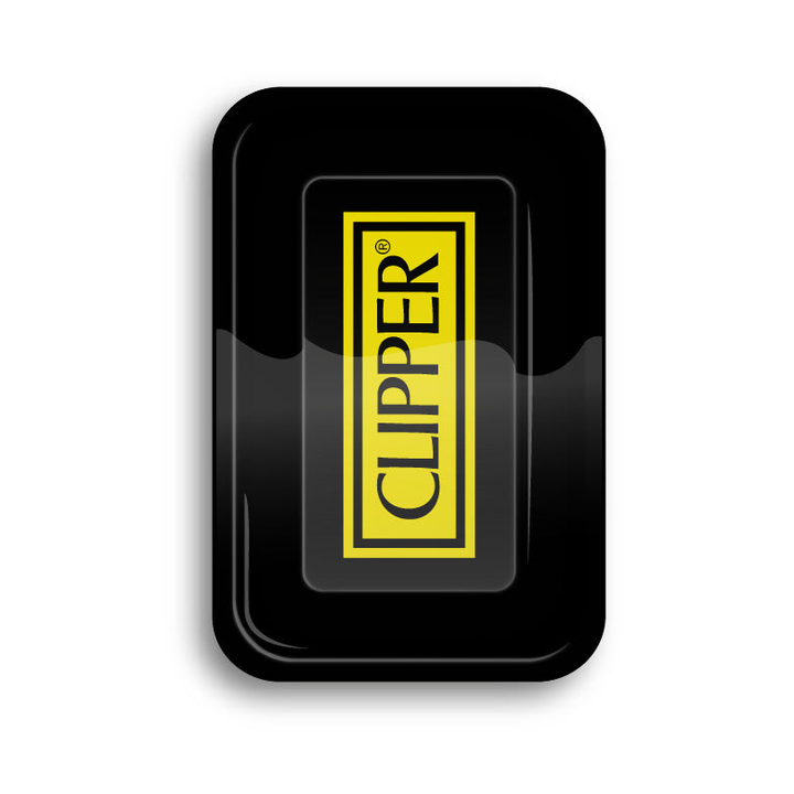 Schwarze FireFlow Mischschale mit grossem gelbem Clipper Logo in der Mitte