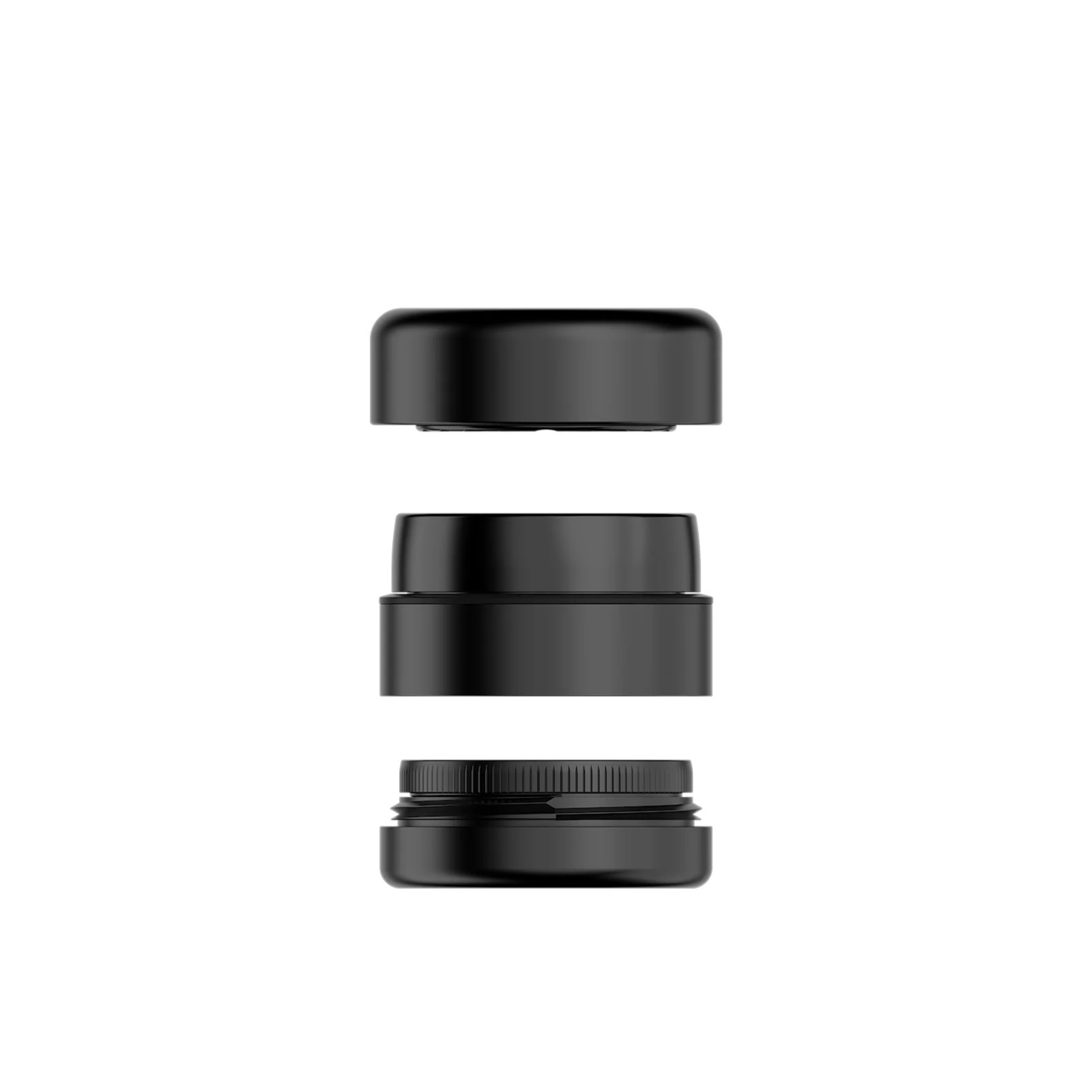 Magnetdeckel der Flower Mill 54mm Aluminium von oben