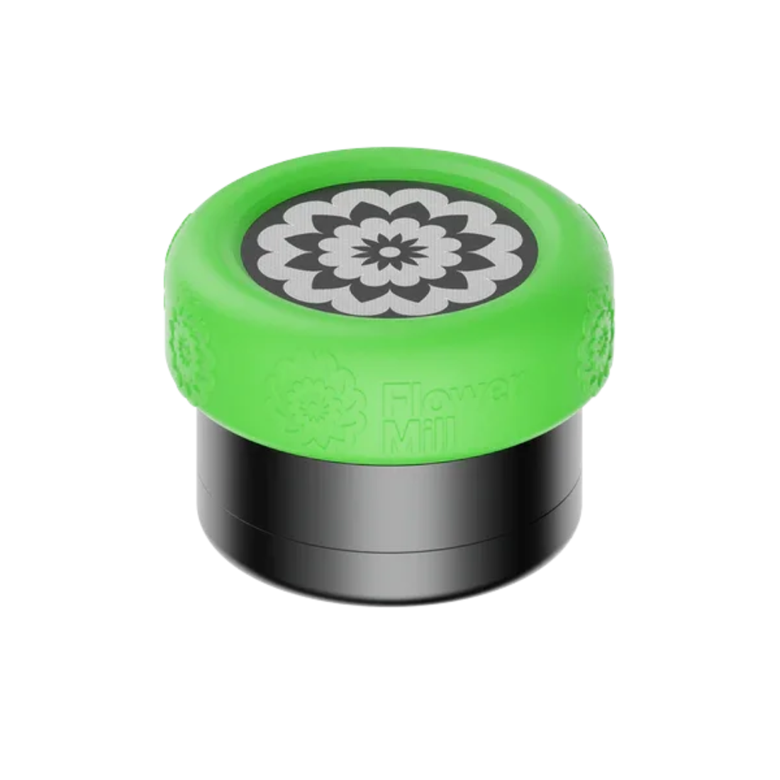 Flower Mill Silicone Mill Grip 2.0 Neon Green, Frontansicht