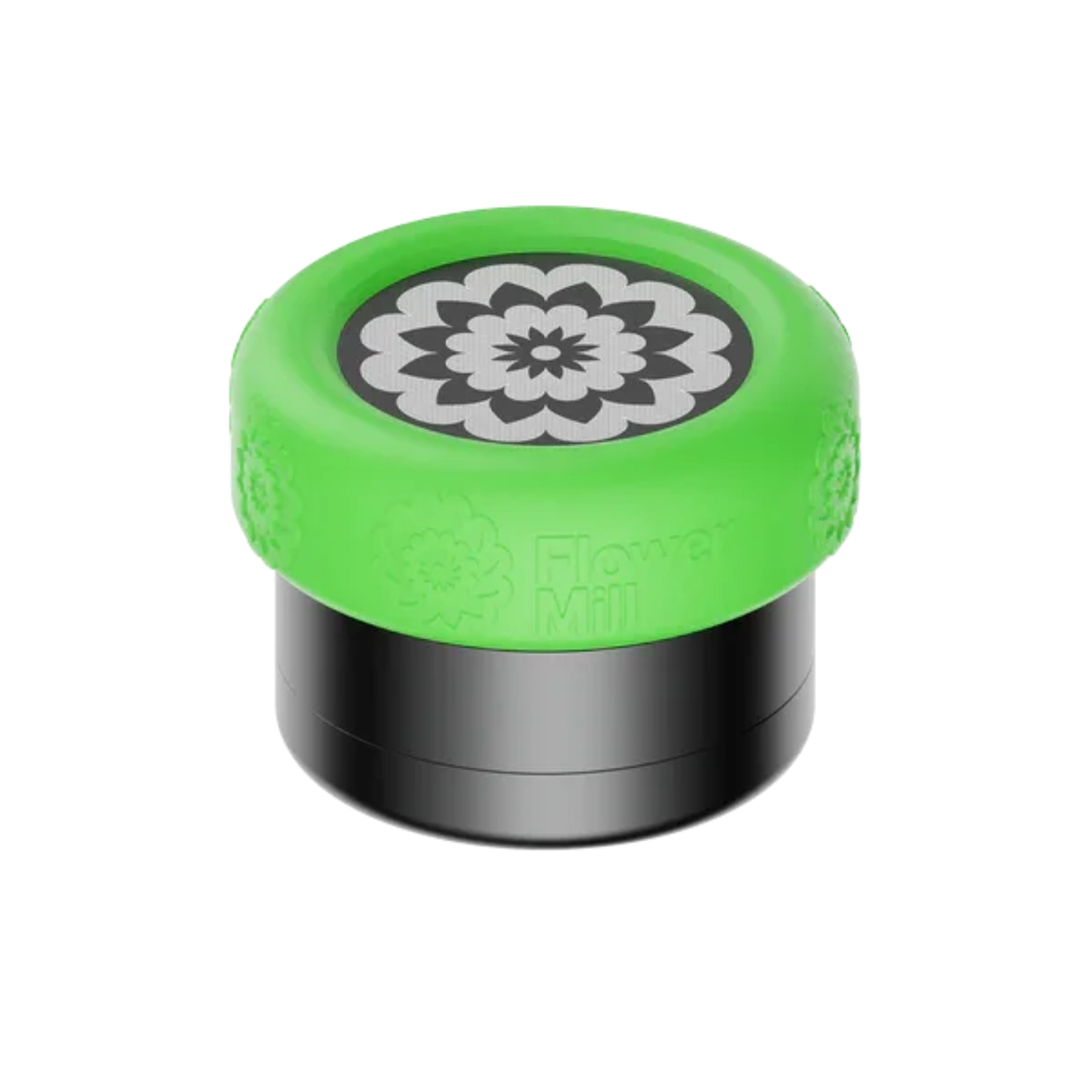 Flower Mill Silicone Mill Grip 2.0 Neon Green, Frontansicht