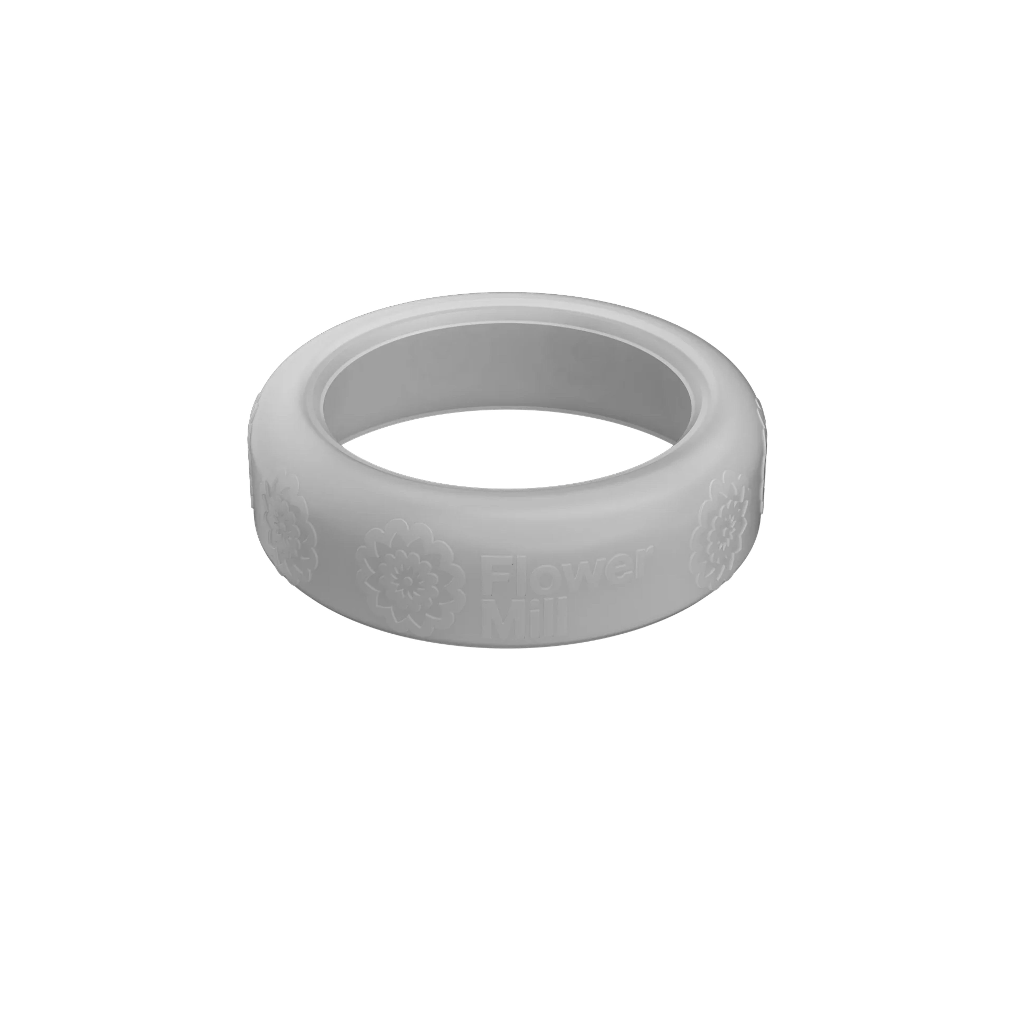 Flower Mill Silicone Mill Grip 2,5 Zoll Clear transparent