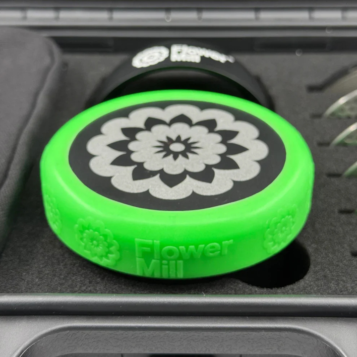 Flower Mill Silicone Pro Mill Grip Neon Green