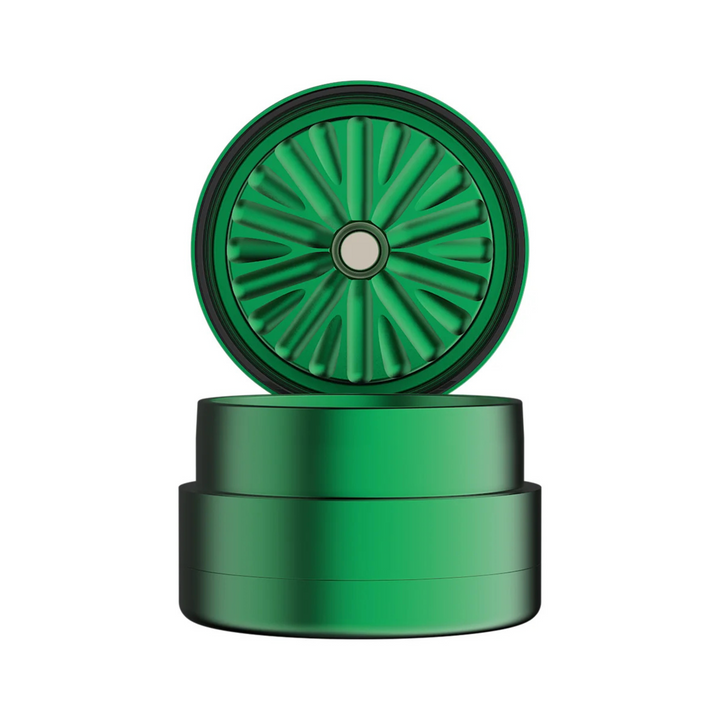 FlowerMill Next-Gen Standard Grinder 64mm Grün 3-teilig