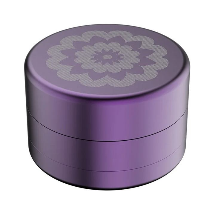 FlowerMill Next-Gen Standard Grinder 64mm Purple geschlossen Ansicht