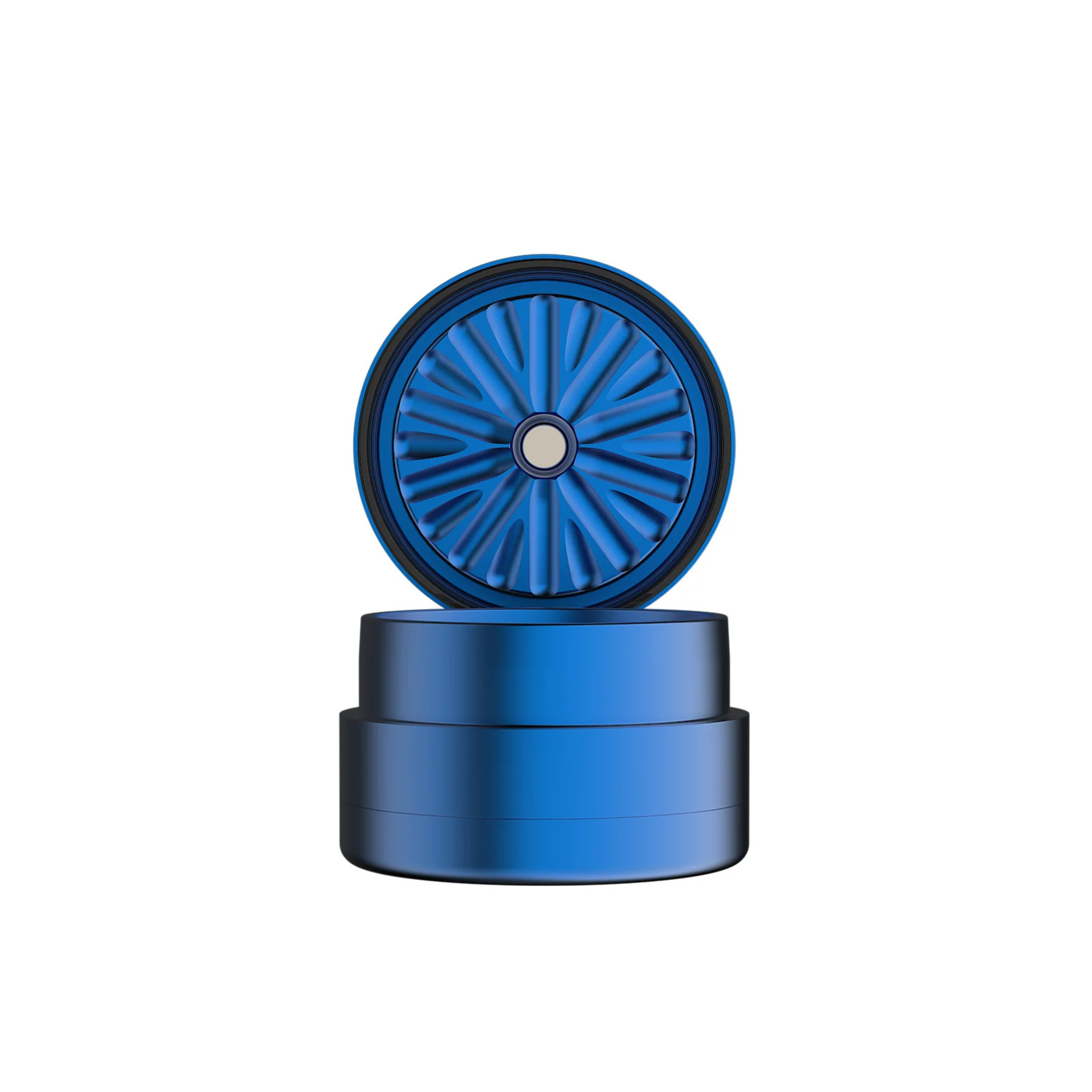 FlowerMill Next-Gen Standard Grinder 64mm Blau 3-teilig