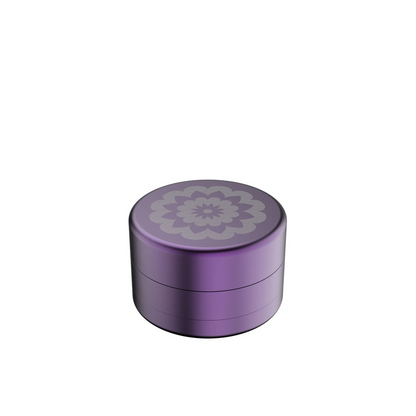 FlowerMill Next-Gen Standard Grinder 64mm Purple geschlossen Ansicht