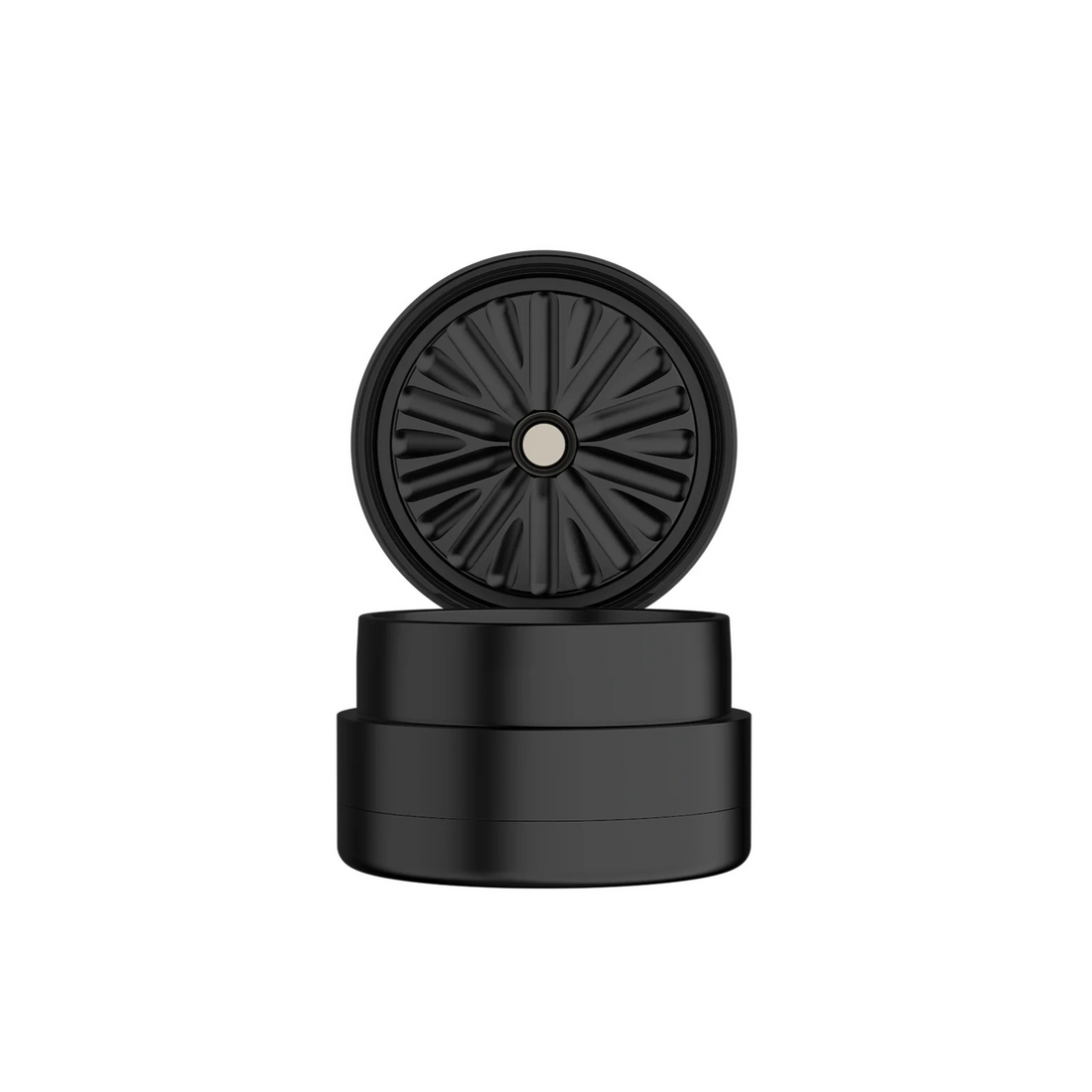 FlowerMill Next-Gen Standard Grinder 64mm Schwarz 3-teilig
